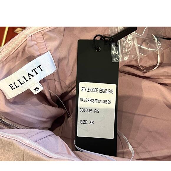 NWT ELLIATT Reception Cascade Ruffle Strapless Cocktail Dress Size XS - Picture 8 of 10